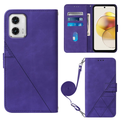 Crossbody 3D Embossed Flip Leather Phone Case, For Motorola Moto G 5G 2023, For Motorola Moto G53 / G23 / G13, For Motorola Moto G72, For Motorola Moto G73