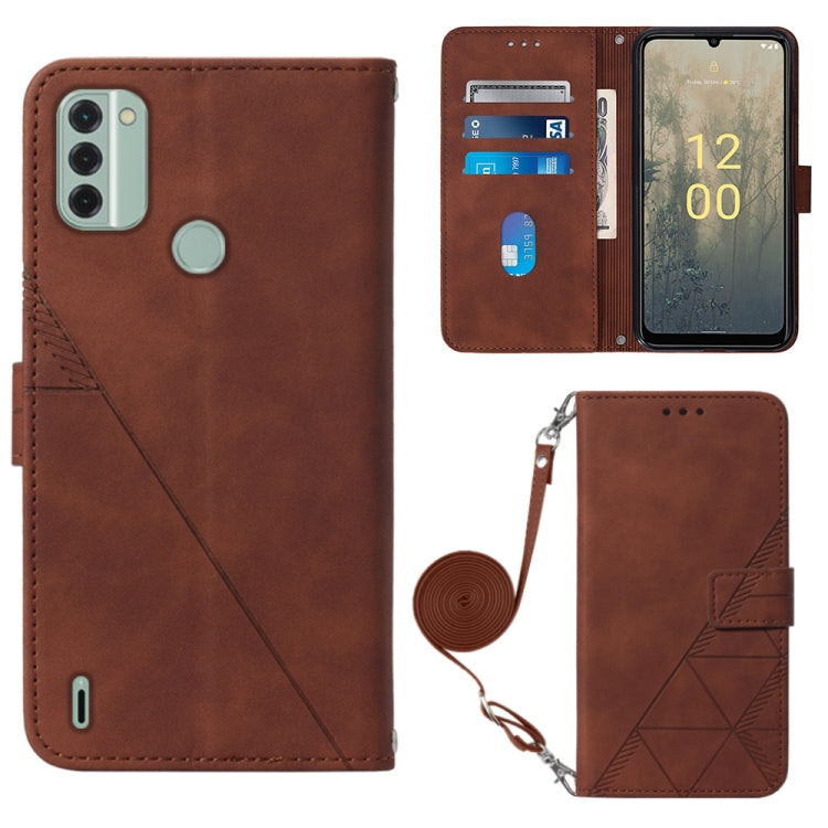 Crossbody 3D Embossed Flip Leather Phone Case, For Nokia C31, For Motorola Moto G Play 2023, For Nokia X30 5G, For OnePlus 11