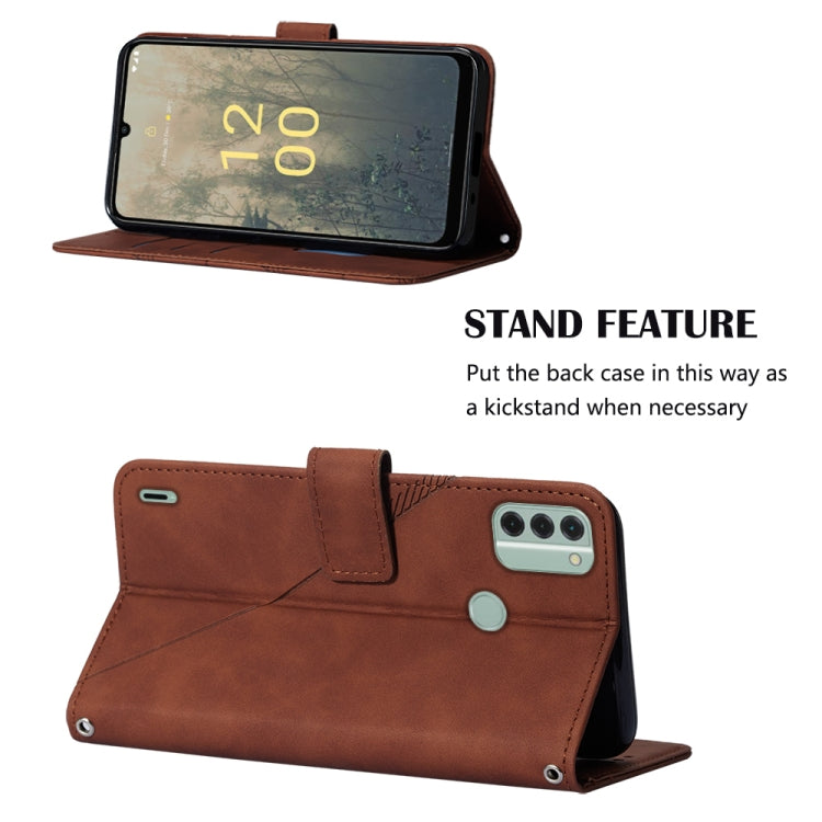 Crossbody 3D Embossed Flip Leather Phone Case, For Nokia C31, For Motorola Moto G Play 2023, For Nokia X30 5G, For OnePlus 11