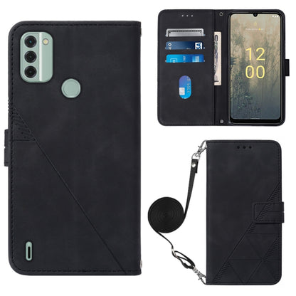 Crossbody 3D Embossed Flip Leather Phone Case, For Nokia C31, For Motorola Moto G Play 2023, For Nokia X30 5G, For OnePlus 11