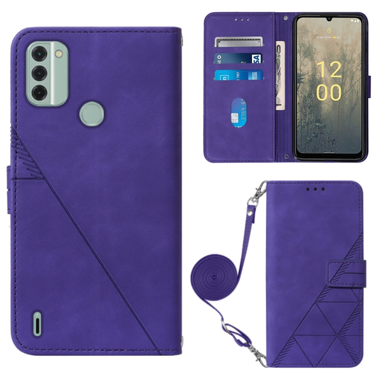 Crossbody 3D Embossed Flip Leather Phone Case, For Nokia C31, For Motorola Moto G Play 2023, For Nokia X30 5G, For OnePlus 11