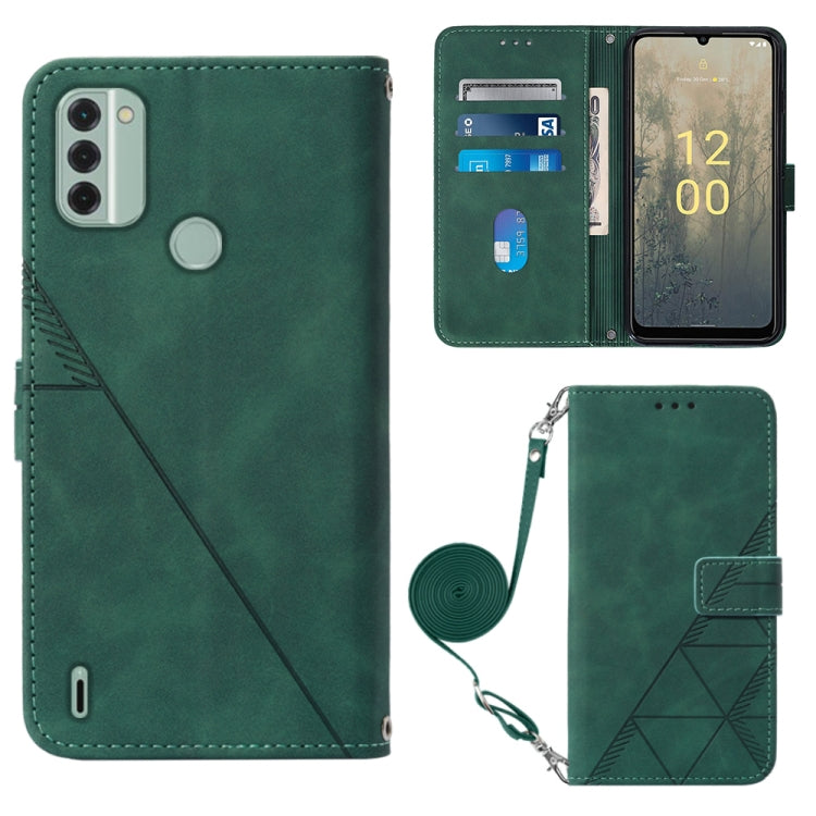 Crossbody 3D Embossed Flip Leather Phone Case, For Nokia C31, For Motorola Moto G Play 2023, For Nokia X30 5G, For OnePlus 11
