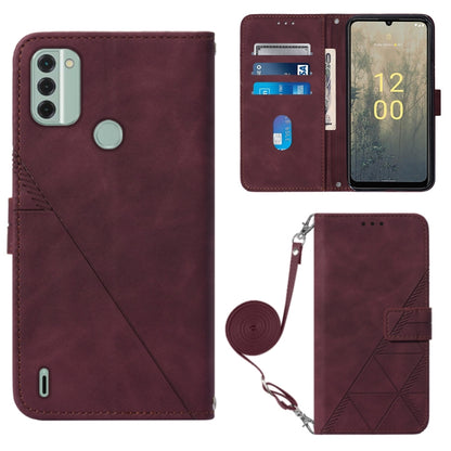 Crossbody 3D Embossed Flip Leather Phone Case, For Nokia C31, For Motorola Moto G Play 2023, For Nokia X30 5G, For OnePlus 11
