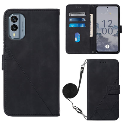 Crossbody 3D Embossed Flip Leather Phone Case, For Nokia C31, For Motorola Moto G Play 2023, For Nokia X30 5G, For OnePlus 11
