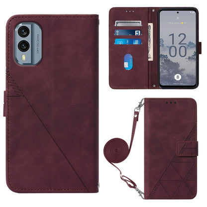 Crossbody 3D Embossed Flip Leather Phone Case, For Nokia C31, For Motorola Moto G Play 2023, For Nokia X30 5G, For OnePlus 11