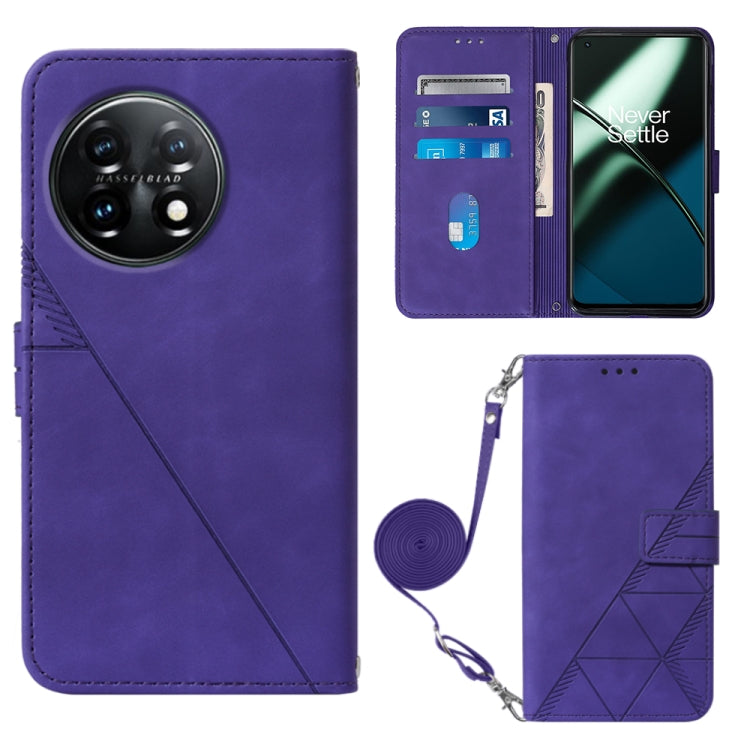 Crossbody 3D Embossed Flip Leather Phone Case, For Nokia C31, For Motorola Moto G Play 2023, For Nokia X30 5G, For OnePlus 11