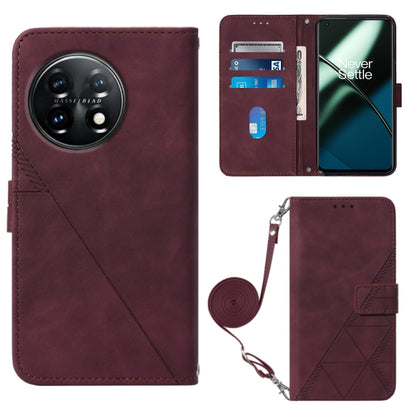 Crossbody 3D Embossed Flip Leather Phone Case, For Nokia C31, For Motorola Moto G Play 2023, For Nokia X30 5G, For OnePlus 11