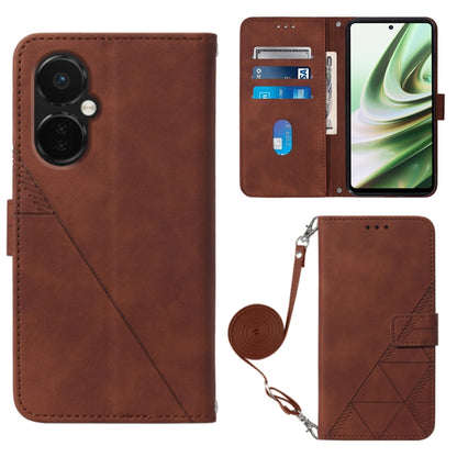 Crossbody 3D Embossed Flip Leather Phone Case, For OPPO  Reno 8T 4G Global, For OPPO A78 / A58, For OnePlus Nord CE 3 Lite / N30 / OPP0 K11X, For Xiaomi Redmi Note 12 Global