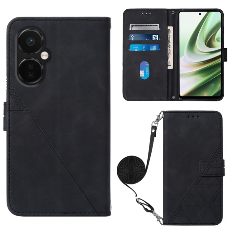 Crossbody 3D Embossed Flip Leather Phone Case, For OPPO  Reno 8T 4G Global, For OPPO A78 / A58, For OnePlus Nord CE 3 Lite / N30 / OPP0 K11X, For Xiaomi Redmi Note 12 Global