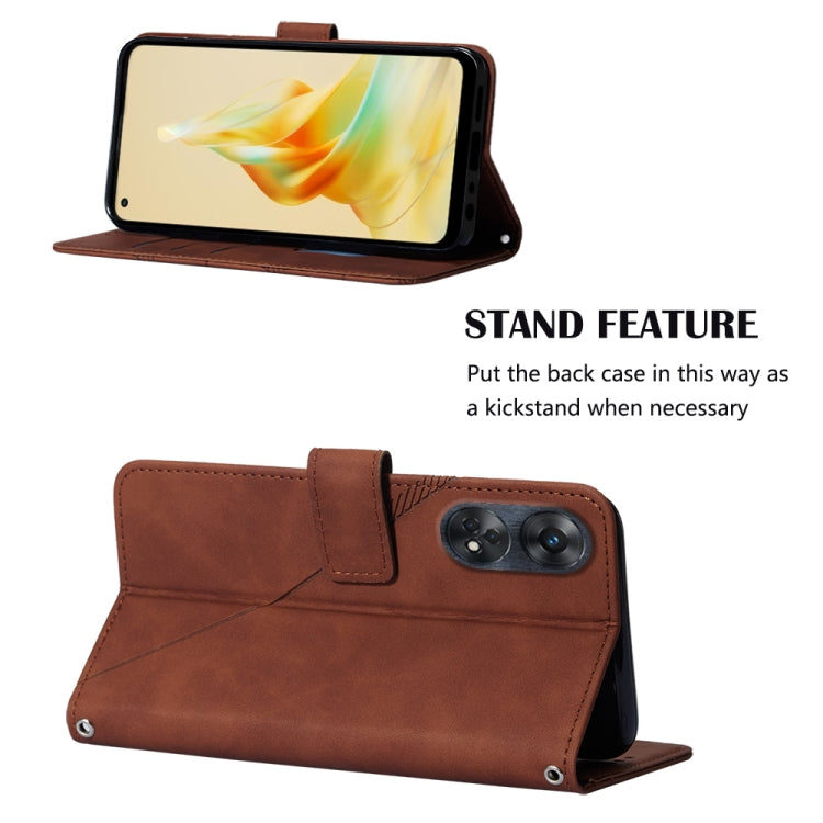 Crossbody 3D Embossed Flip Leather Phone Case, For OPPO  Reno 8T 4G Global, For OPPO A78 / A58, For OnePlus Nord CE 3 Lite / N30 / OPP0 K11X, For Xiaomi Redmi Note 12 Global