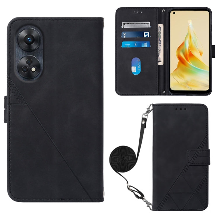 Crossbody 3D Embossed Flip Leather Phone Case, For OPPO  Reno 8T 4G Global, For OPPO A78 / A58, For OnePlus Nord CE 3 Lite / N30 / OPP0 K11X, For Xiaomi Redmi Note 12 Global
