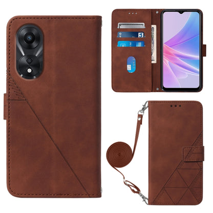 Crossbody 3D Embossed Flip Leather Phone Case, For OPPO  Reno 8T 4G Global, For OPPO A78 / A58, For OnePlus Nord CE 3 Lite / N30 / OPP0 K11X, For Xiaomi Redmi Note 12 Global