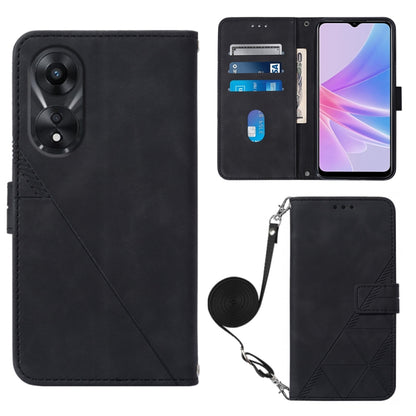 Crossbody 3D Embossed Flip Leather Phone Case, For OPPO  Reno 8T 4G Global, For OPPO A78 / A58, For OnePlus Nord CE 3 Lite / N30 / OPP0 K11X, For Xiaomi Redmi Note 12 Global