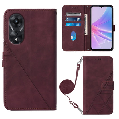 Crossbody 3D Embossed Flip Leather Phone Case, For OPPO  Reno 8T 4G Global, For OPPO A78 / A58, For OnePlus Nord CE 3 Lite / N30 / OPP0 K11X, For Xiaomi Redmi Note 12 Global
