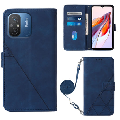 Crossbody 3D Embossed Flip Leather Phone Case, For Xiaomi Redmi 12C / Redmi 11A 4G Global, For Samsung Galaxy A04 Core, For Samsung Galaxy A04e, For Samsung Galaxy A24 4G