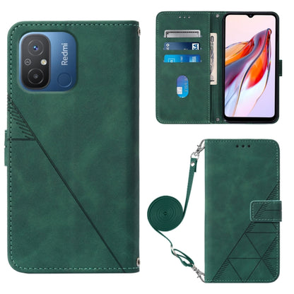 Crossbody 3D Embossed Flip Leather Phone Case, For Xiaomi Redmi 12C / Redmi 11A 4G Global, For Samsung Galaxy A04 Core, For Samsung Galaxy A04e, For Samsung Galaxy A24 4G