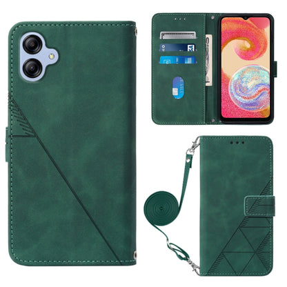 Crossbody 3D Embossed Flip Leather Phone Case, For Xiaomi Redmi 12C / Redmi 11A 4G Global, For Samsung Galaxy A04 Core, For Samsung Galaxy A04e, For Samsung Galaxy A24 4G