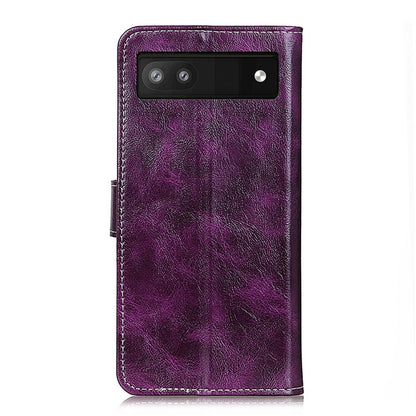 Retro Crazy Horse Texture Horizontal Flip Leather Phone Case, For Google Pixel 7a, For Xiaomi Redmi Note 12 4G Global
