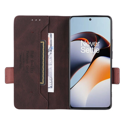 Magnetic Clasp Leather Phone Case, For OnePlus 11R 5G
