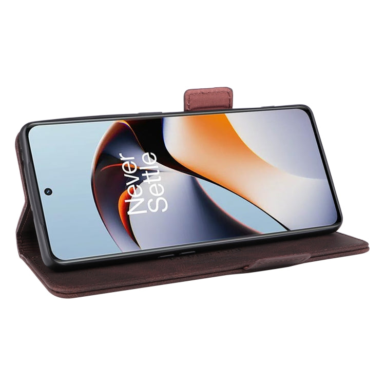 Magnetic Clasp Leather Phone Case, For OnePlus 11R 5G