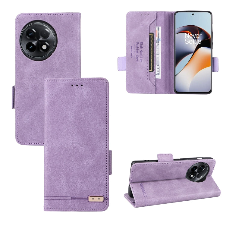 Magnetic Clasp Leather Phone Case, For OnePlus 11R 5G