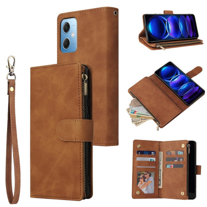 Multifunctional Multi-Card Wallet Phone Leather Case, For Samsung Galaxy A34 5G, For Samsung Galaxy A54 5G, For Xiaomi Redmi Note 12 5G, For Xiaomi Redmi Note 12 Pro 5G