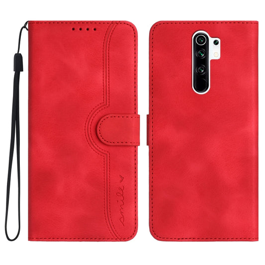 Heart Pattern Skin Feel Leather Phone Case, For Xiaomi Redmi 9/9 Prime/Poco M2, For Xiaomi Redmi 9A/9AT/9i, For Xiaomi Redmi 9C/9C NFC/Poco C3, For Xiaomi Redmi 10A 4G