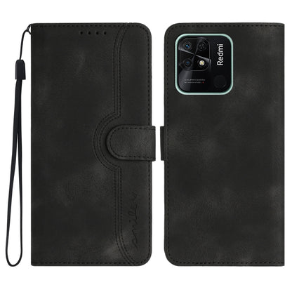 Heart Pattern Skin Feel Leather Phone Case, For Xiaomi Redmi 10C 4G Global/10 India/10 Power, For Xiaomi Redmi A1+, For Xiaomi Redmi Note 7, For Xiaomi Redmi Note 8