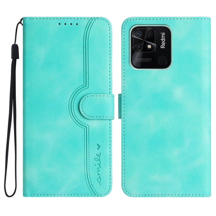 Heart Pattern Skin Feel Leather Phone Case, For Xiaomi Redmi 10C 4G Global/10 India/10 Power, For Xiaomi Redmi A1+, For Xiaomi Redmi Note 7, For Xiaomi Redmi Note 8