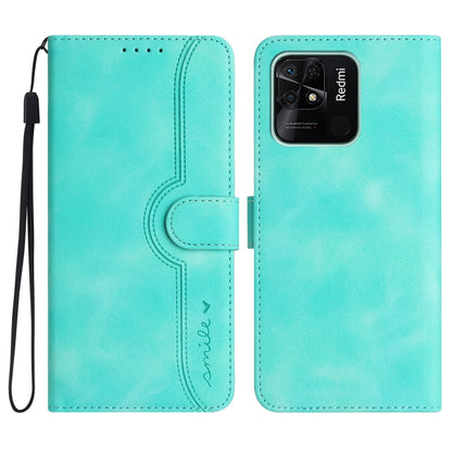 Heart Pattern Skin Feel Leather Phone Case, For Xiaomi Redmi 10C 4G Global/10 India/10 Power, For Xiaomi Redmi A1+, For Xiaomi Redmi Note 7, For Xiaomi Redmi Note 8