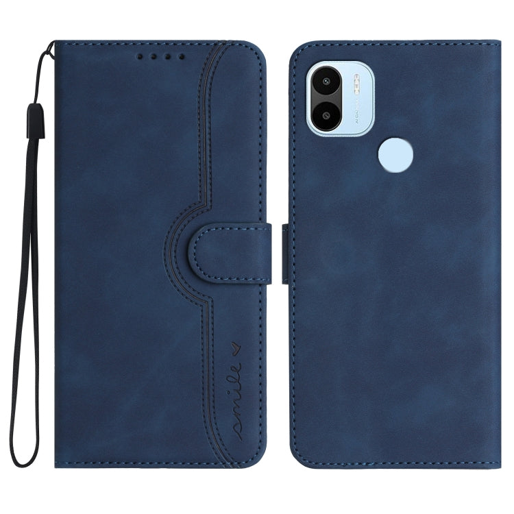 Heart Pattern Skin Feel Leather Phone Case, For Xiaomi Redmi 10C 4G Global/10 India/10 Power, For Xiaomi Redmi A1+, For Xiaomi Redmi Note 7, For Xiaomi Redmi Note 8