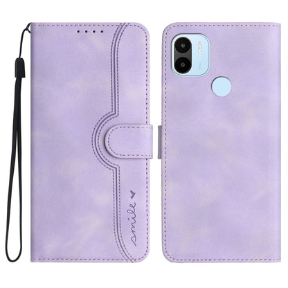 Heart Pattern Skin Feel Leather Phone Case, For Xiaomi Redmi 10C 4G Global/10 India/10 Power, For Xiaomi Redmi A1+, For Xiaomi Redmi Note 7, For Xiaomi Redmi Note 8