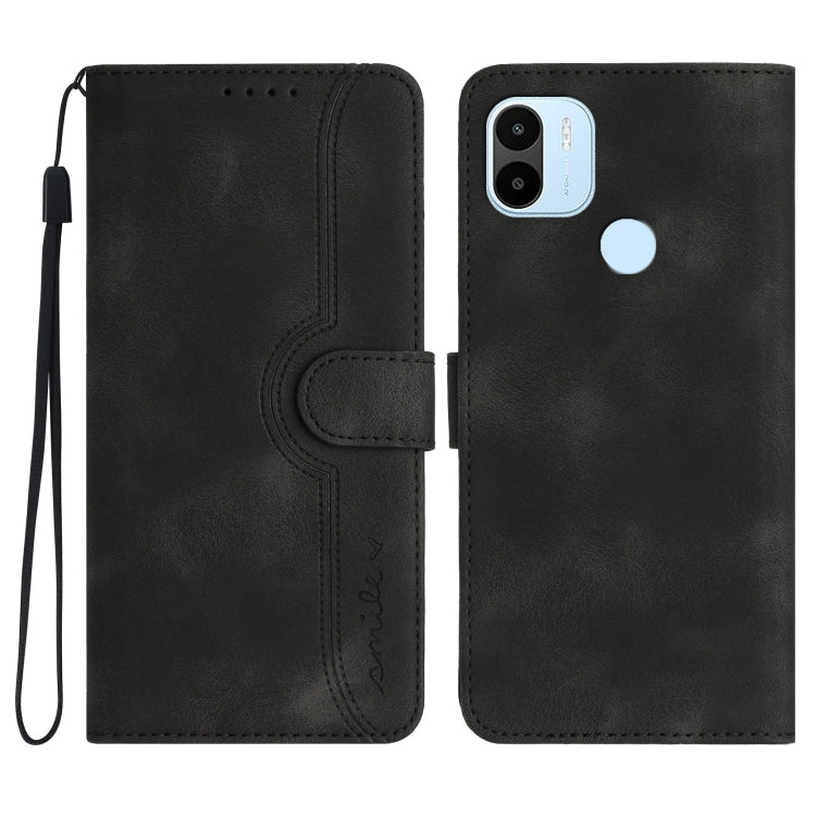 Heart Pattern Skin Feel Leather Phone Case, For Xiaomi Redmi 10C 4G Global/10 India/10 Power, For Xiaomi Redmi A1+, For Xiaomi Redmi Note 7, For Xiaomi Redmi Note 8