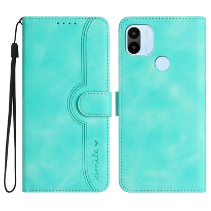 Heart Pattern Skin Feel Leather Phone Case, For Xiaomi Redmi 10C 4G Global/10 India/10 Power, For Xiaomi Redmi A1+, For Xiaomi Redmi Note 7, For Xiaomi Redmi Note 8