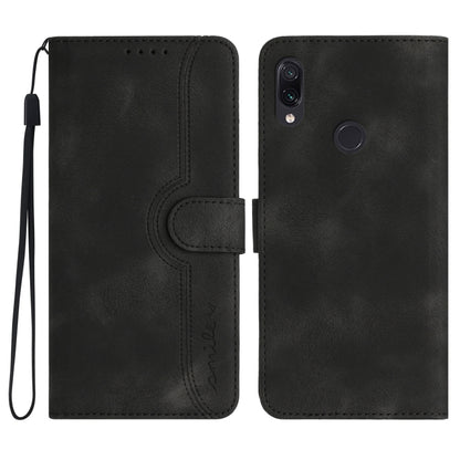 Heart Pattern Skin Feel Leather Phone Case, For Xiaomi Redmi 10C 4G Global/10 India/10 Power, For Xiaomi Redmi A1+, For Xiaomi Redmi Note 7, For Xiaomi Redmi Note 8