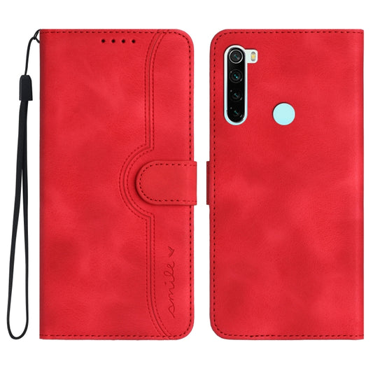 Heart Pattern Skin Feel Leather Phone Case, For Xiaomi Redmi Note 8T, For Xiaomi Redmi Note 9 4G Global/10X 4G, For Xiaomi Redmi Note 9 Pro, For Xiaomi Redmi Note 10 4G Global