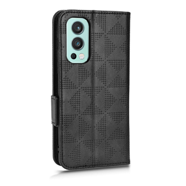 Symmetrical Triangle Leather Phone Case, For OnePlus Nord 2 5G, For OnePlus 10 Pro 5G, For OnePlus 10T, For OnePlus 11 5G