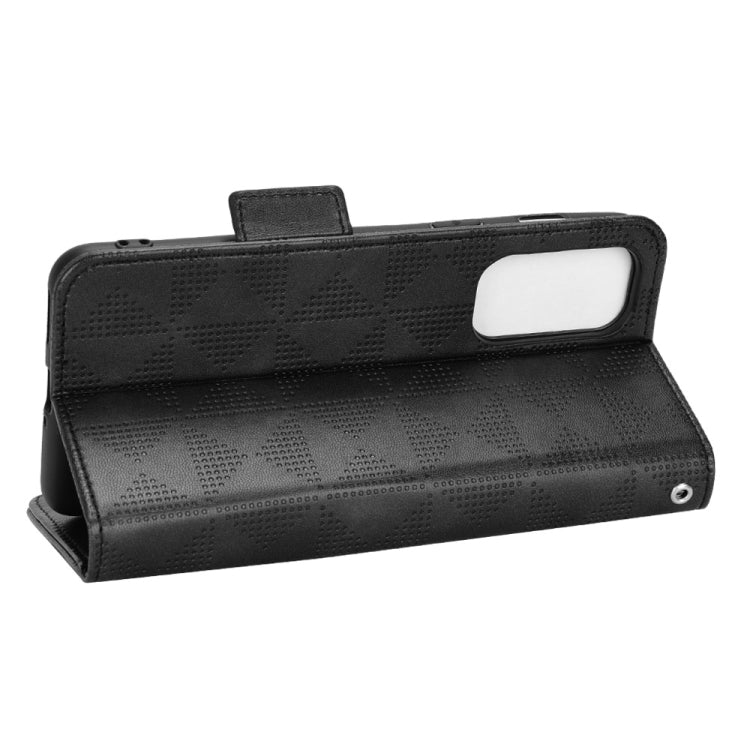 Symmetrical Triangle Leather Phone Case, For OnePlus Nord 2 5G, For OnePlus 10 Pro 5G, For OnePlus 10T, For OnePlus 11 5G