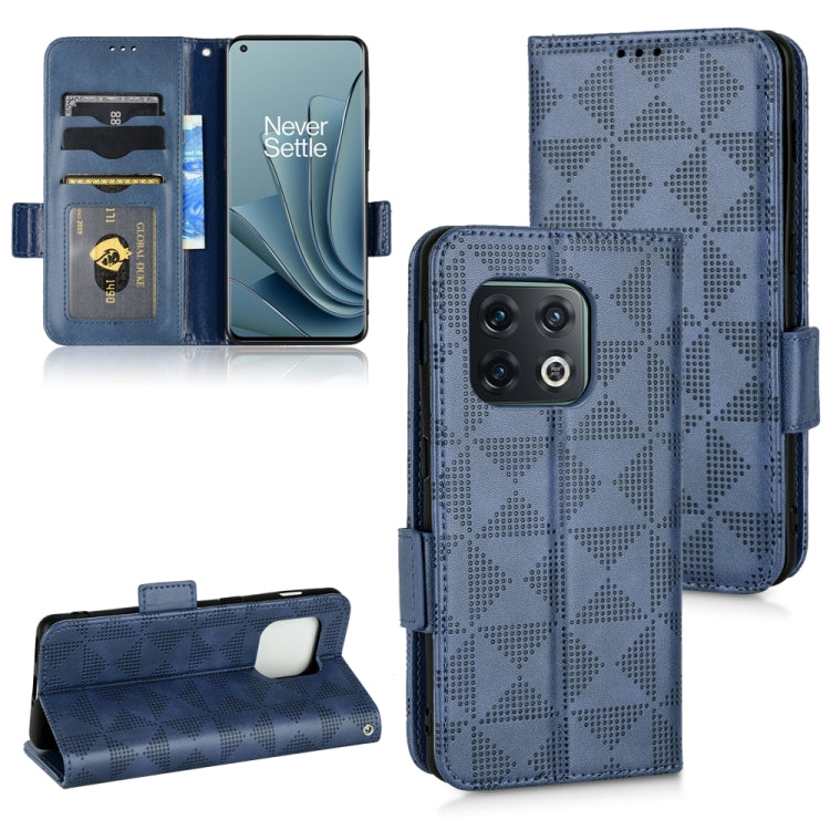 Symmetrical Triangle Leather Phone Case, For OnePlus Nord 2 5G, For OnePlus 10 Pro 5G, For OnePlus 10T, For OnePlus 11 5G