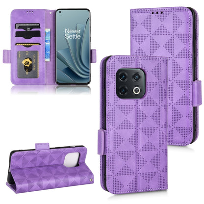 Symmetrical Triangle Leather Phone Case, For OnePlus Nord 2 5G, For OnePlus 10 Pro 5G, For OnePlus 10T, For OnePlus 11 5G