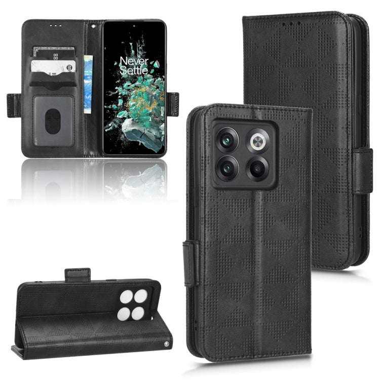 Symmetrical Triangle Leather Phone Case, For OnePlus Nord 2 5G, For OnePlus 10 Pro 5G, For OnePlus 10T, For OnePlus 11 5G