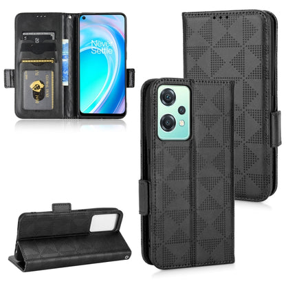Symmetrical Triangle Leather Phone Case, For OnePlus Ace 2 5G, For OnePlus Nord N20 5G, For OnePlus Nord 2T 5G, For OnePlus Nord CE 5G