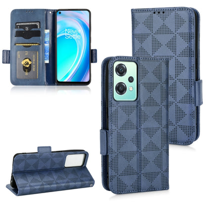 Symmetrical Triangle Leather Phone Case, For OnePlus Ace 2 5G, For OnePlus Nord N20 5G, For OnePlus Nord 2T 5G, For OnePlus Nord CE 5G