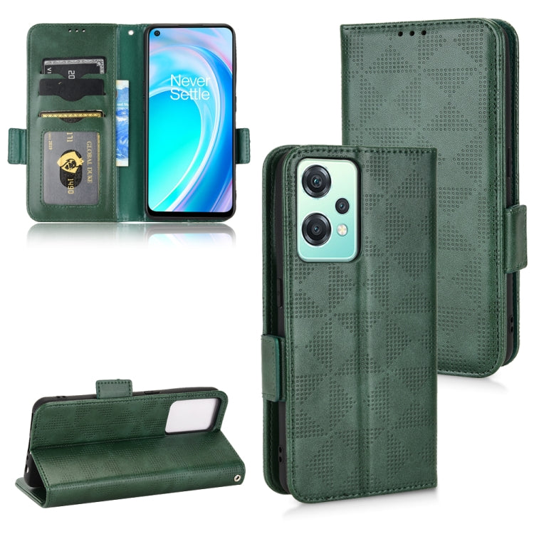 Symmetrical Triangle Leather Phone Case, For OnePlus Ace 2 5G, For OnePlus Nord N20 5G, For OnePlus Nord 2T 5G, For OnePlus Nord CE 5G