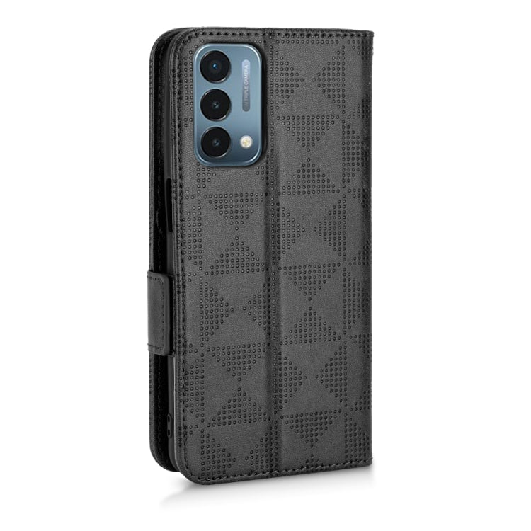Symmetrical Triangle Leather Phone Case, For OnePlus Nord N200 5G, For OnePlus Nord CE Lite 5G/Realme 9 Pro