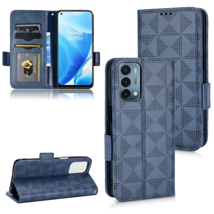 Symmetrical Triangle Leather Phone Case, For OnePlus Nord N200 5G, For OnePlus Nord CE Lite 5G/Realme 9 Pro
