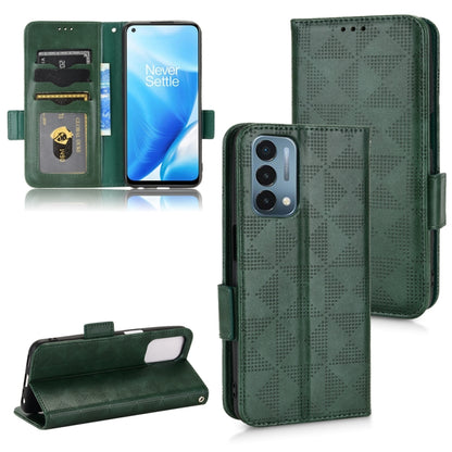 Symmetrical Triangle Leather Phone Case, For OnePlus Nord N200 5G, For OnePlus Nord CE Lite 5G/Realme 9 Pro