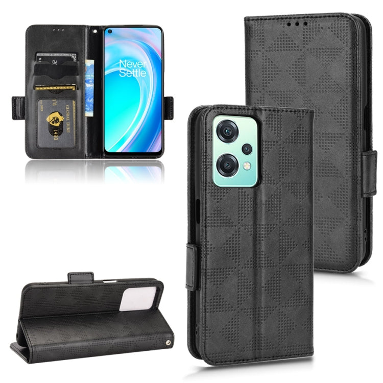 Symmetrical Triangle Leather Phone Case, For OnePlus Nord N200 5G, For OnePlus Nord CE Lite 5G/Realme 9 Pro