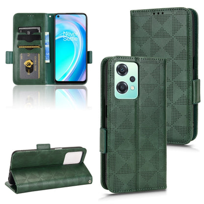 Symmetrical Triangle Leather Phone Case, For OnePlus Nord N200 5G, For OnePlus Nord CE Lite 5G/Realme 9 Pro