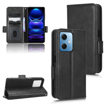 Symmetrical Triangle Leather Phone Case, For Xiaomi Redmi Note 12 5G Global, For Xiaomi Redmi Note 11 Pro Global, For Xiaomi Redmi 10A / 9C, For Xiaomi Redmi 10C